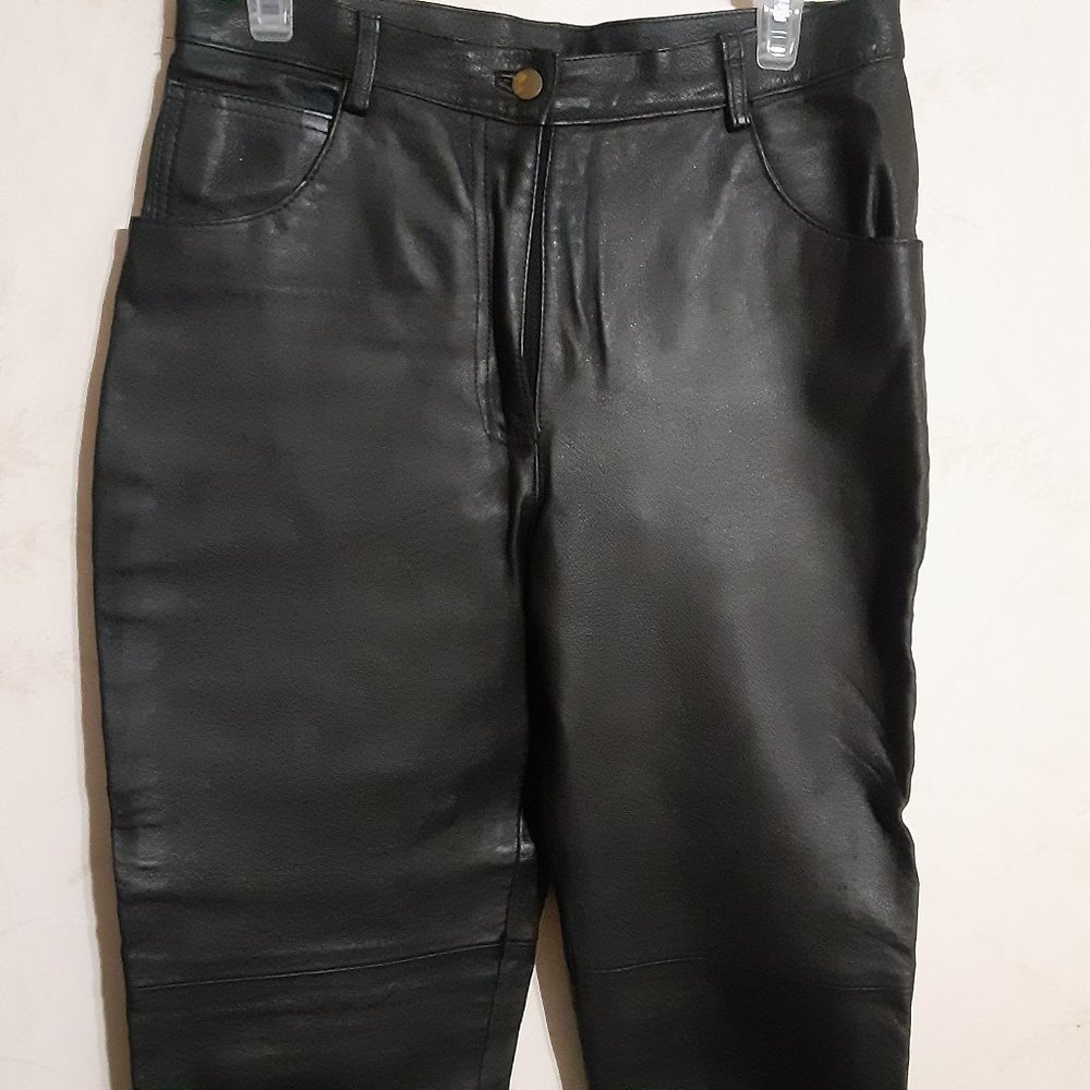 USA Extreme Biker Women's Leather Pants in Size 11/12